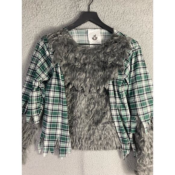 Boys Werewolf Costume XL Halloween‎ Horror Monster Outfit with Faux Fur Details - Picture 6 of 12